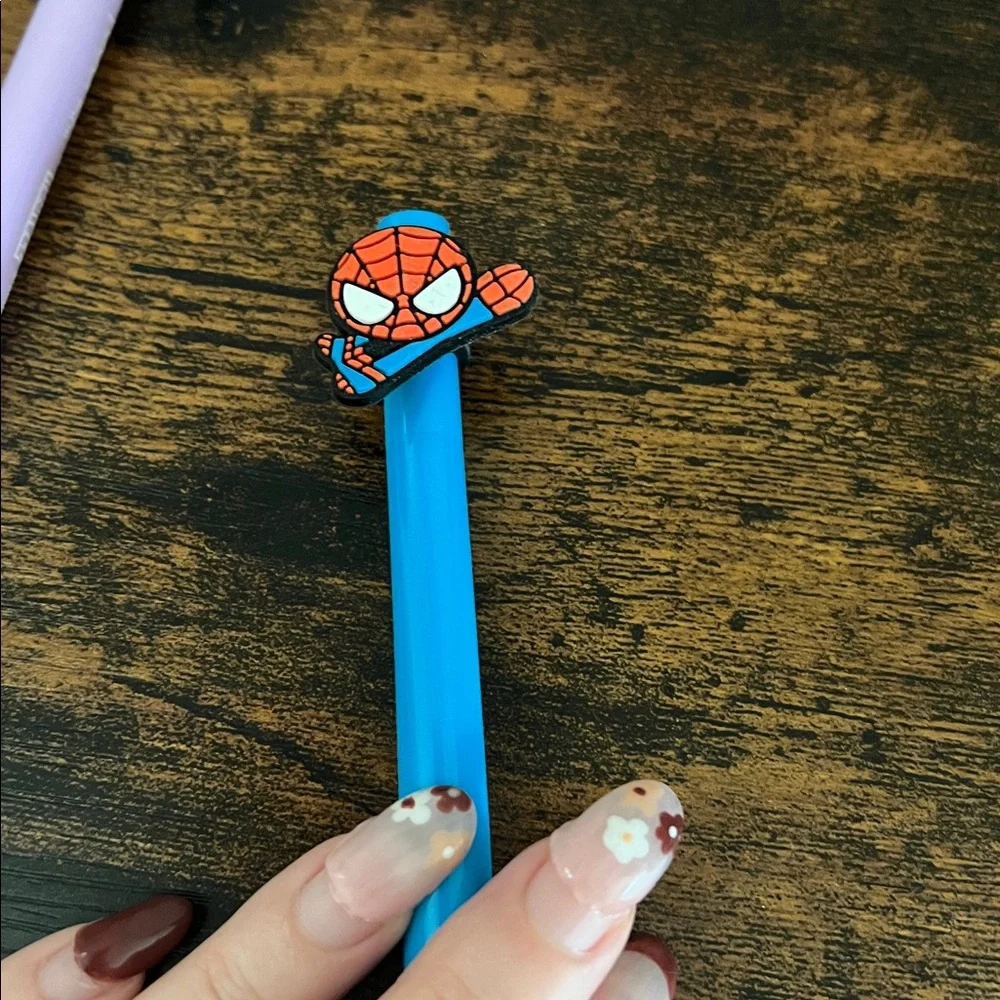Yoobi x Marvel Stationary Supplies Spiderman Markers Notebook